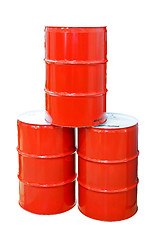 Image showing Barrels isolated