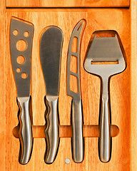 Image showing Cheese knives