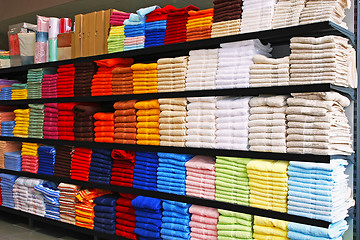 Image showing Towels shelf