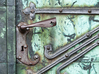 Image showing Vintage door