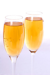 Image showing Two Champagne Glasses