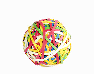 Image showing Rubber Band Ball