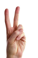 Image showing Two Fingers