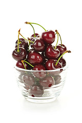 Image showing Bowl of cherries