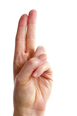 Image showing Two Fingers