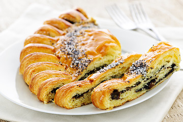 Image showing Poppy seed strudel