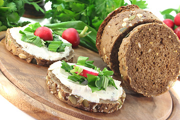 Image showing Wild garlic Bread