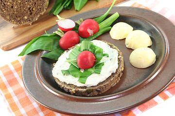 Image showing Wild garlic Bread