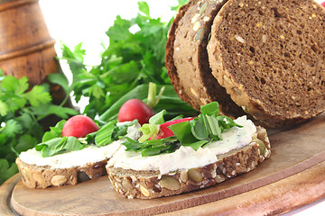 Image showing Wild garlic Bread