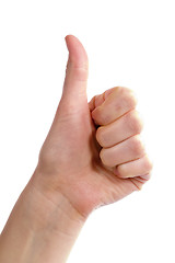 Image showing Thumbs Up