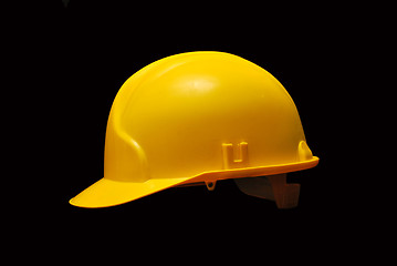 Image showing Yellow helmet