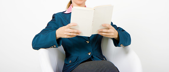 Image showing girl with a book