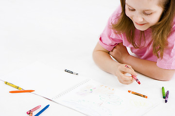 Image showing child drawing
