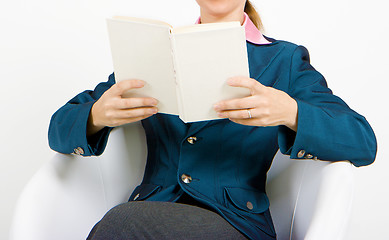 Image showing girl with a book