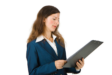 Image showing young business woman