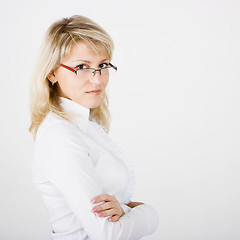 Image showing young business woman