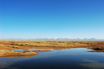 Image showing Landscape in Tibet