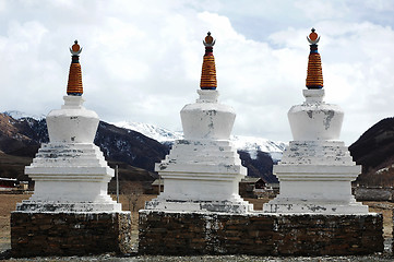 Image showing White pagoda