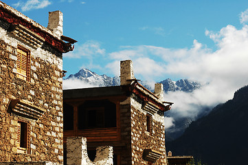 Image showing Tibetan buildings