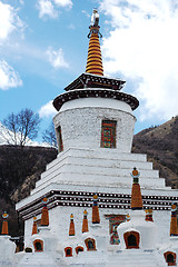 Image showing White pagoda