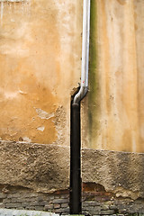 Image showing Wall Drain Texture