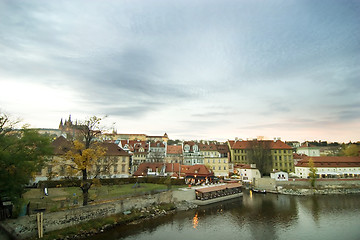 Image showing Cityscape with Castle - Prague