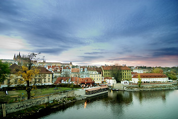 Image showing Cityscape with Castle - Prague