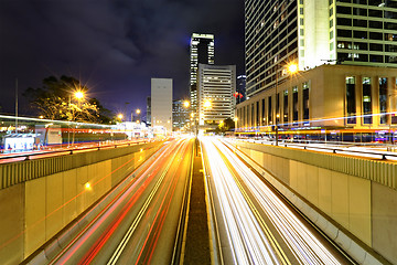 Image showing modern city at night