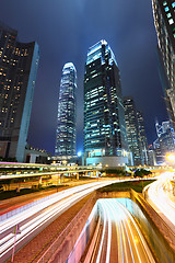 Image showing Hong Kong at night