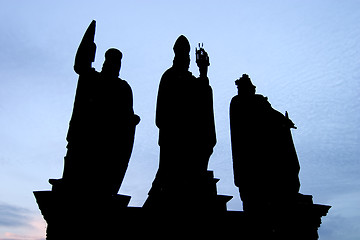 Image showing Charles Bridge Statue