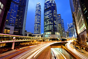 Image showing Hong Kong at night