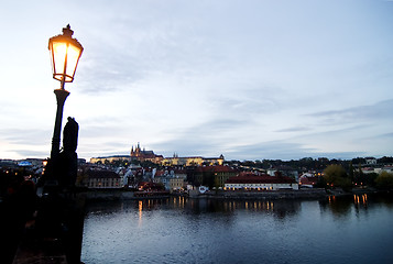 Image showing Cityscape with Castle - Prague