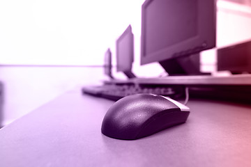 Image showing workplace room with computers