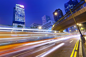 Image showing modern city at night