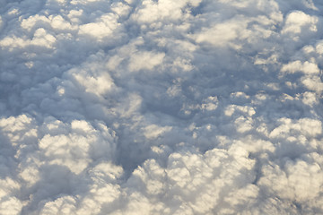 Image showing Clouds, view from airplane