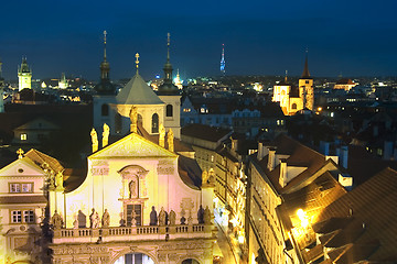 Image showing Night Cityscape - Prague