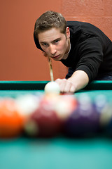 Image showing Billiards Player