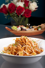 Image showing Thai Food Crispy Noodle Salad