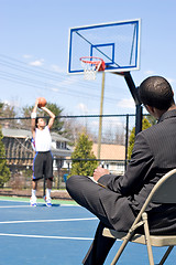 Image showing Basketball Coach