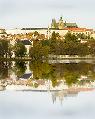 Image showing Prague Castle and River