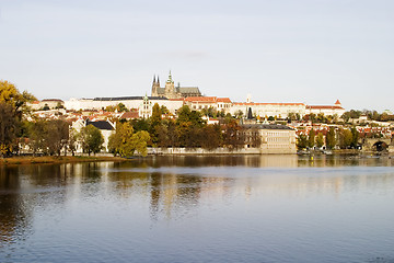 Image showing Prague Castle and River