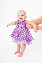 Image showing baby in a dress