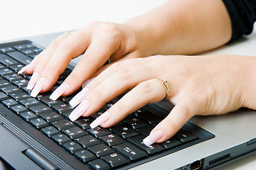 Image showing laptop keyboard