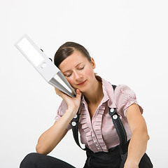 Image showing tired worker