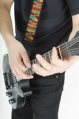 Image showing guitar. hands. musician