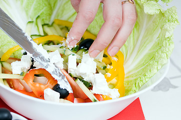 Image showing Cooking food