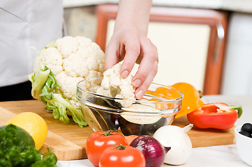 Image showing Cooking food