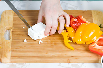 Image showing Cooking food