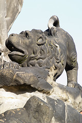 Image showing Lion Statue Detail