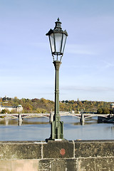 Image showing Lamp Post Detail - Prague